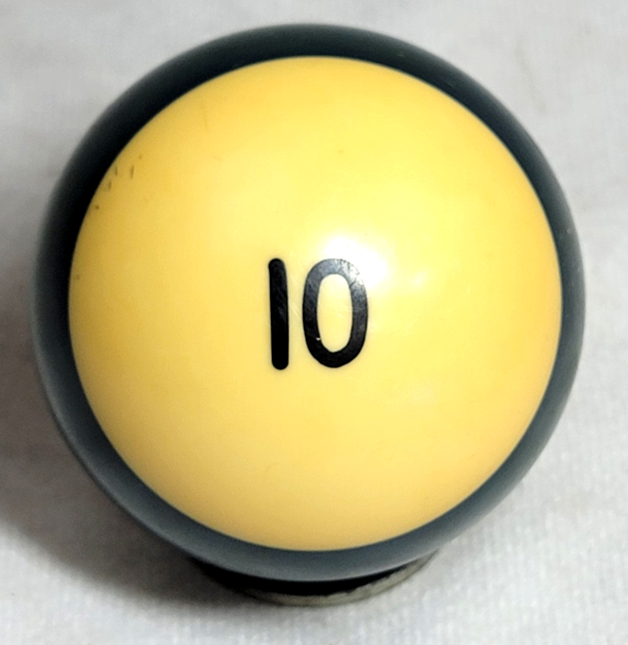 Vintage Striped Grn #10 Billiard Ball-Set Break of Billiard Balls 1960s Belgium