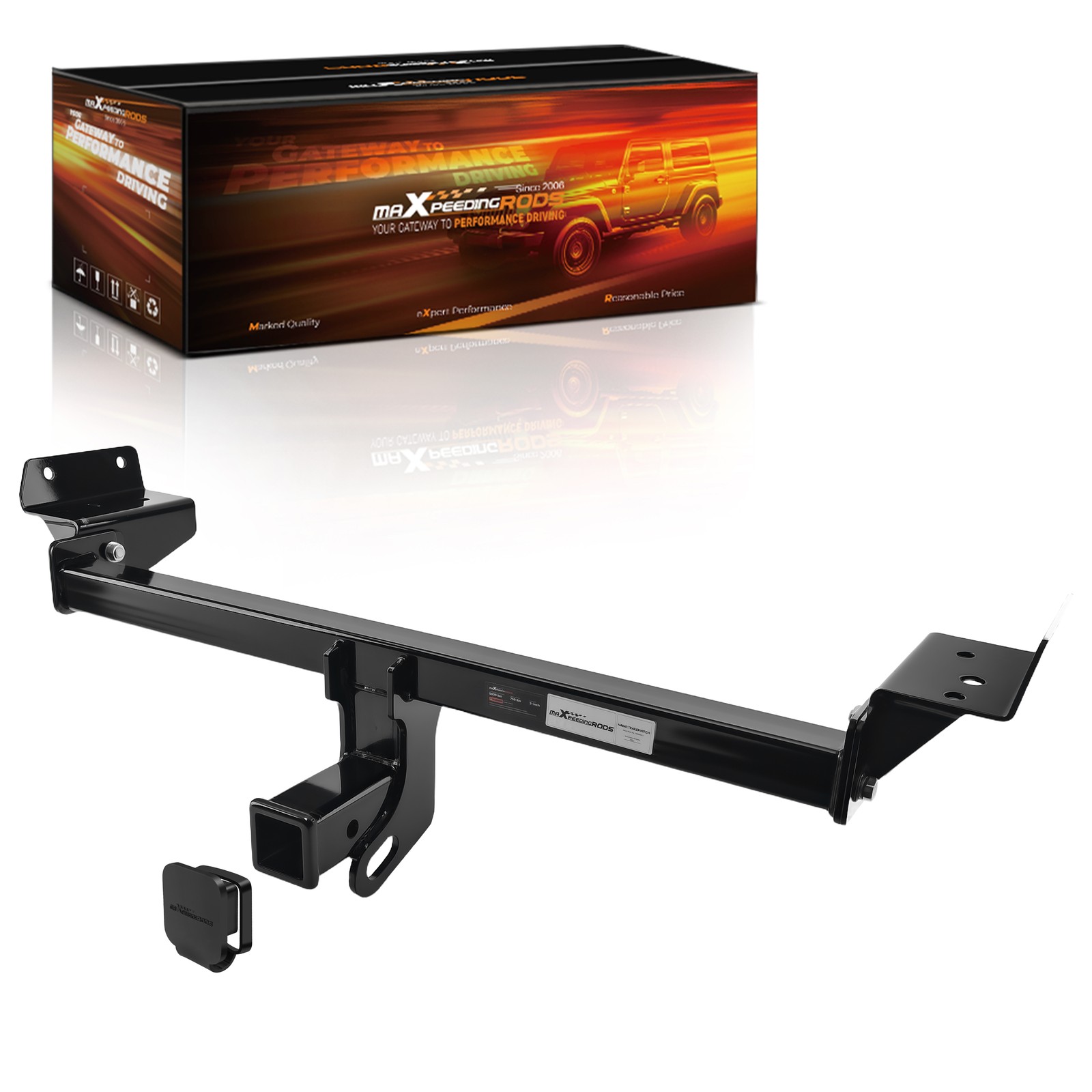 2" Hitch Receiver Class 3 for Ford Edge/Lincoln MKX Nautilus 2015-2024