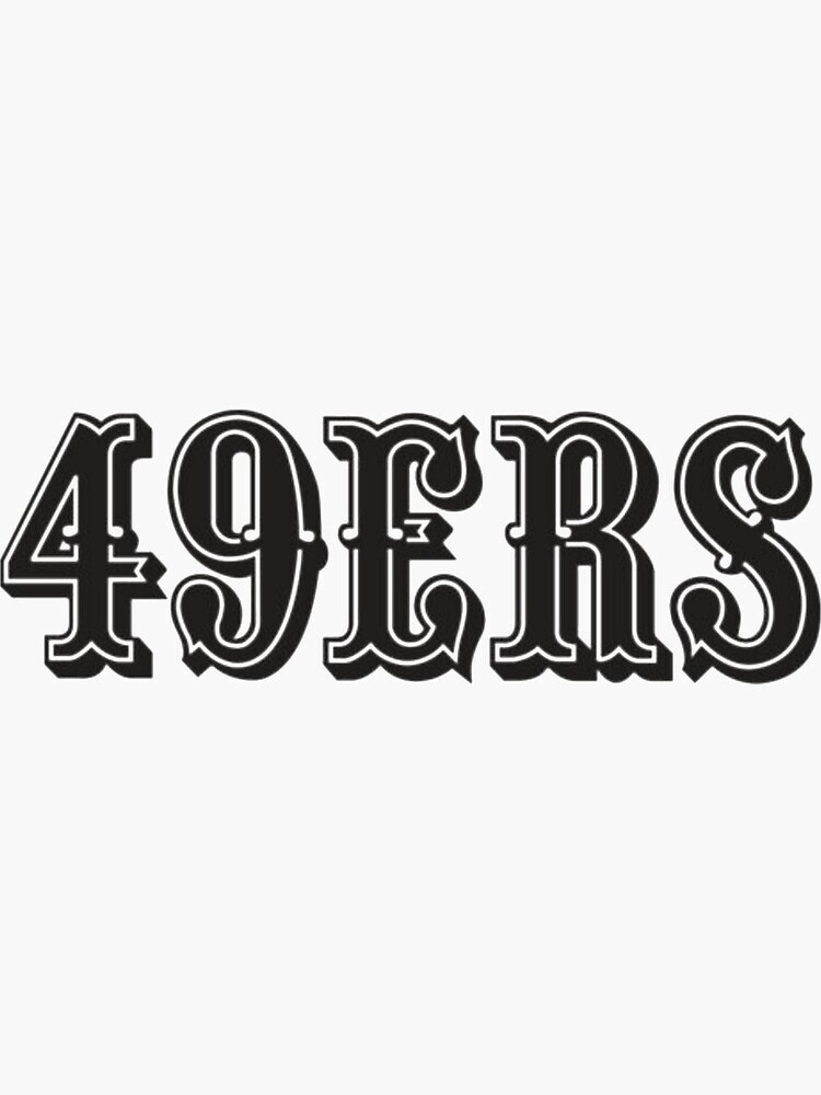 San Francisco 49ers 6” Vinyl decal Sticker NFL bumper window car