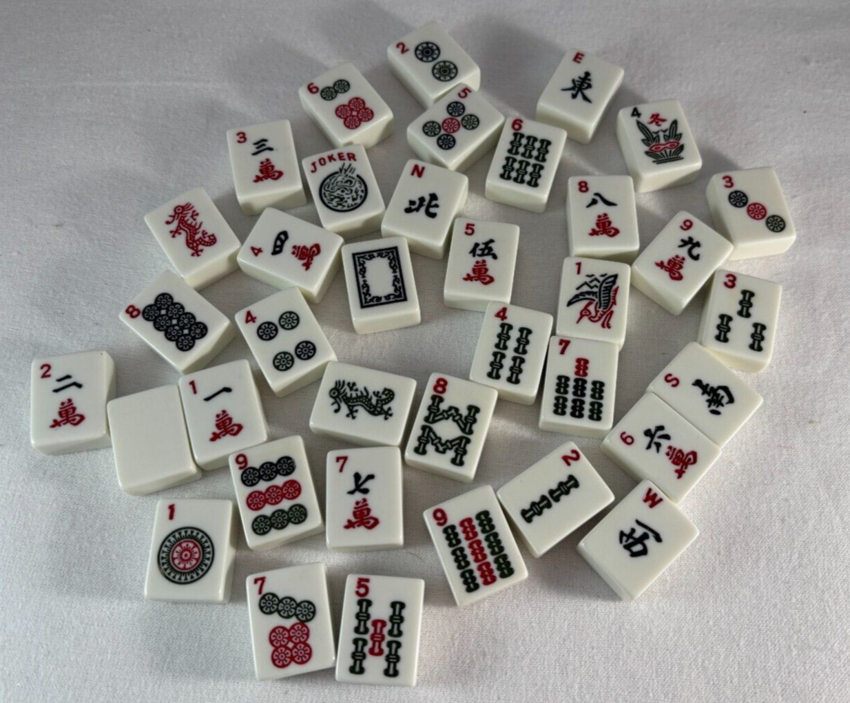 Mahjong Mah-Jongg Tile Replacements Spare White 1 1/8”x 7/8” x 1/2” YOU PICK