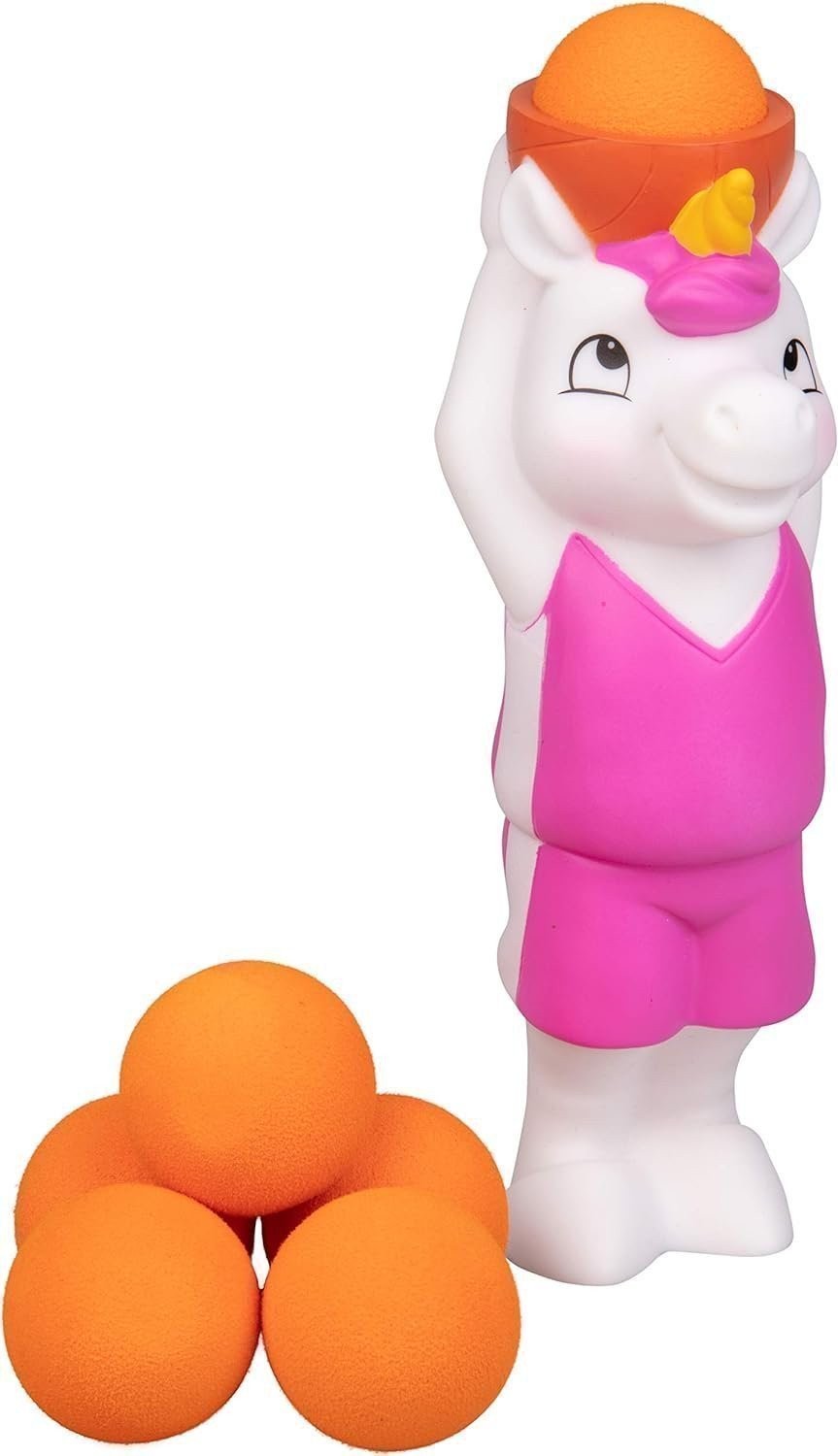 Hog Wild Sports Basketball Unicorn Popper Toy - Shoot Foam Balls Up to 20...