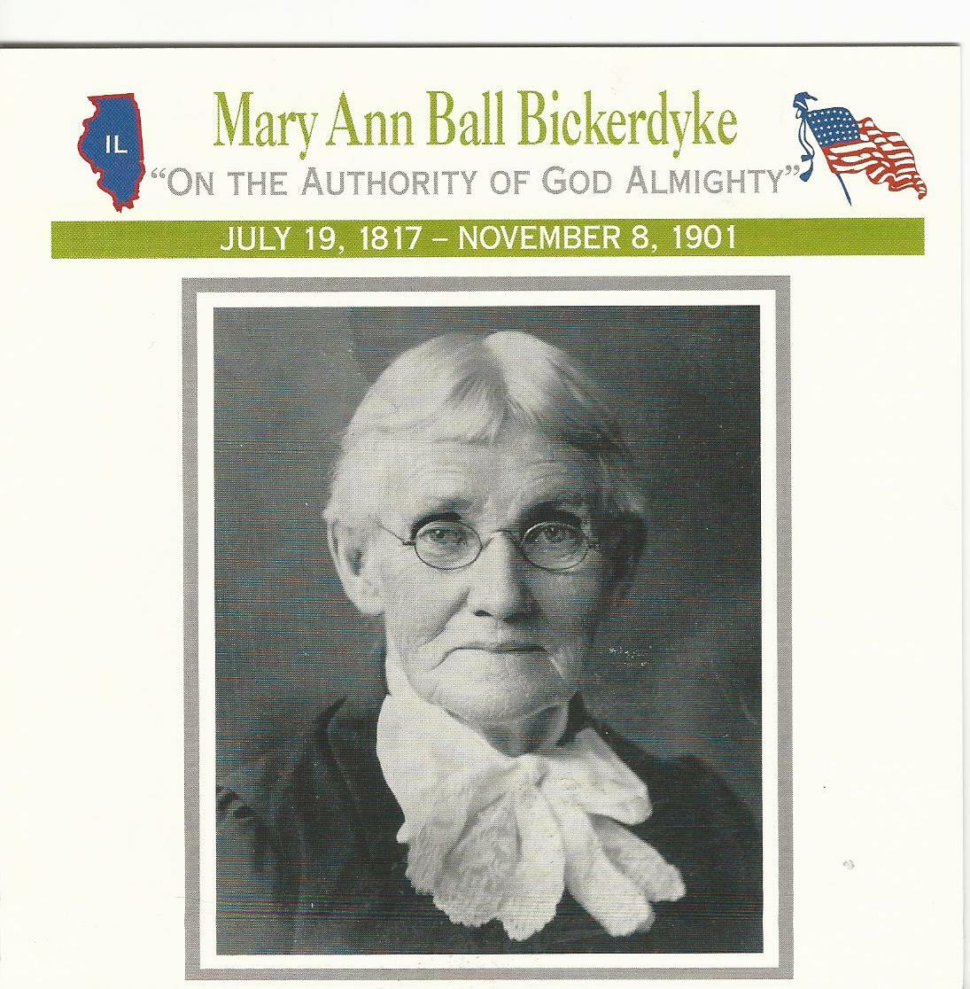 1995 Atlas, Civil War Cards, #07.14 Mary Ann Ball Bickerdyke