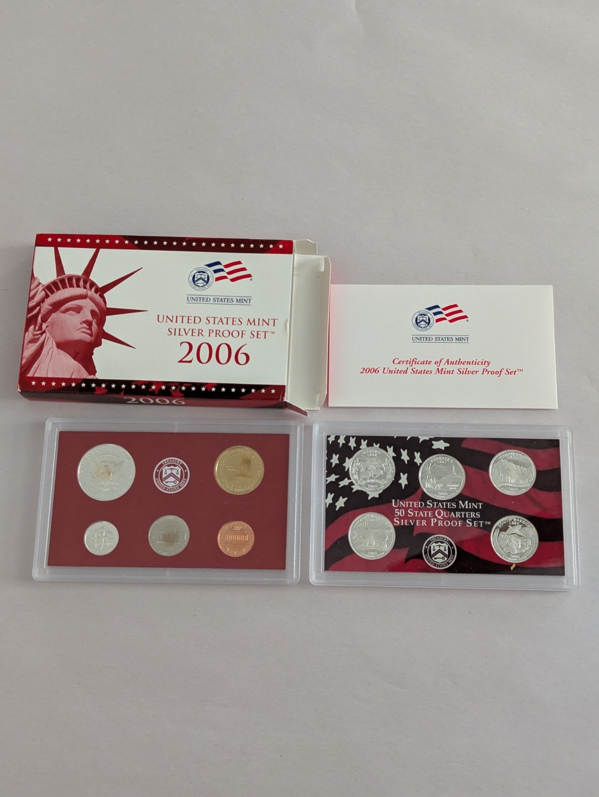 2006 United States Mint Silver Proof Set - complete in Mint Box w/ COA