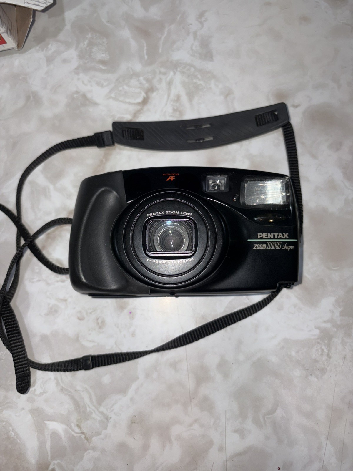 Pentax Zoom 105 Super Point & Shoot Film Camera 38-105mm From JAPAN Tested