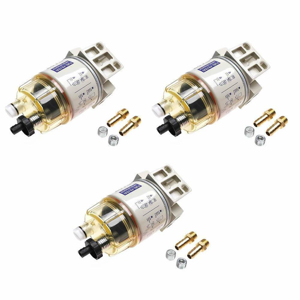 3 Water Separator FUEL Filter For R12T Marine Diesel Spin-on Housing 120AT