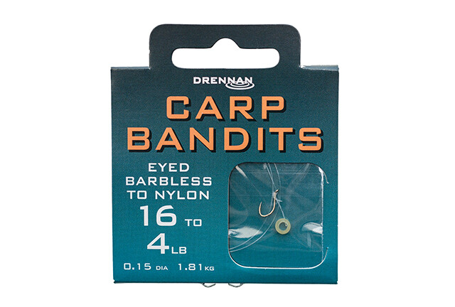 Drennan Eyed Barbless To Nylon Carp Bandits