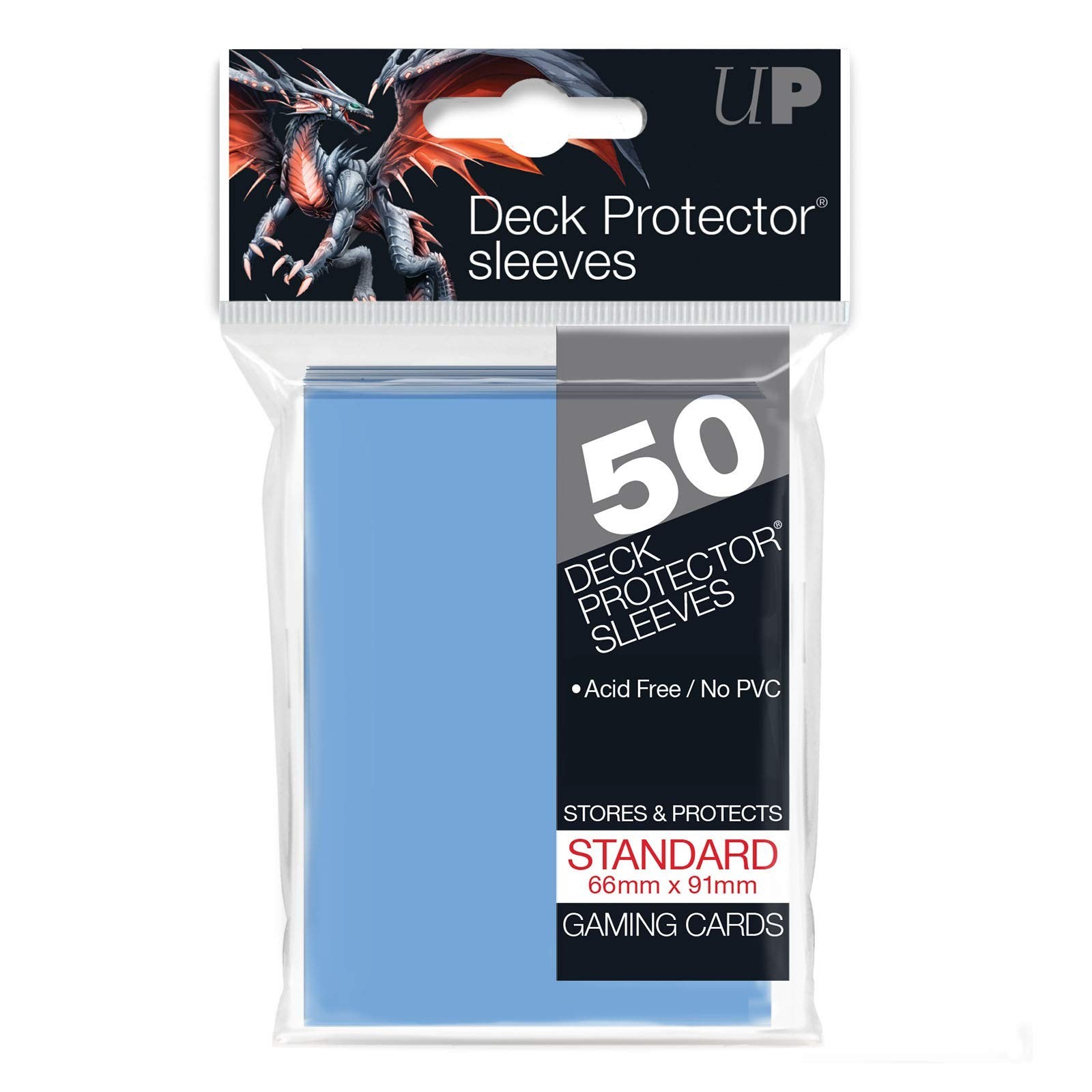 Ultra Pro Deck Protector Sleeves: Standard Size: Light Blue (82677)