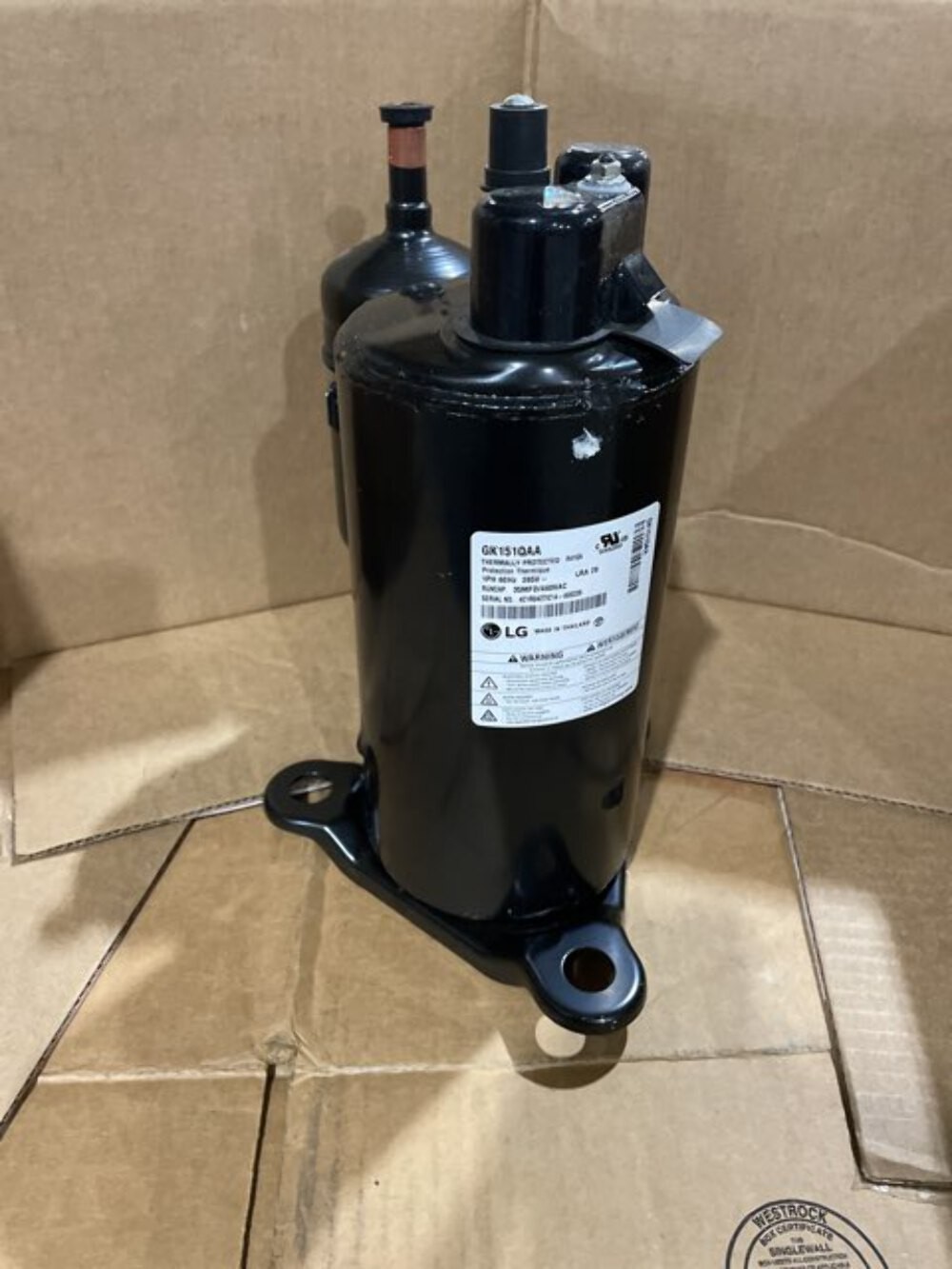 LG GK151QAAA 1 Ton AC Rotary Compressor 265 Volts, 60 Hz, 1 Phase (220445)