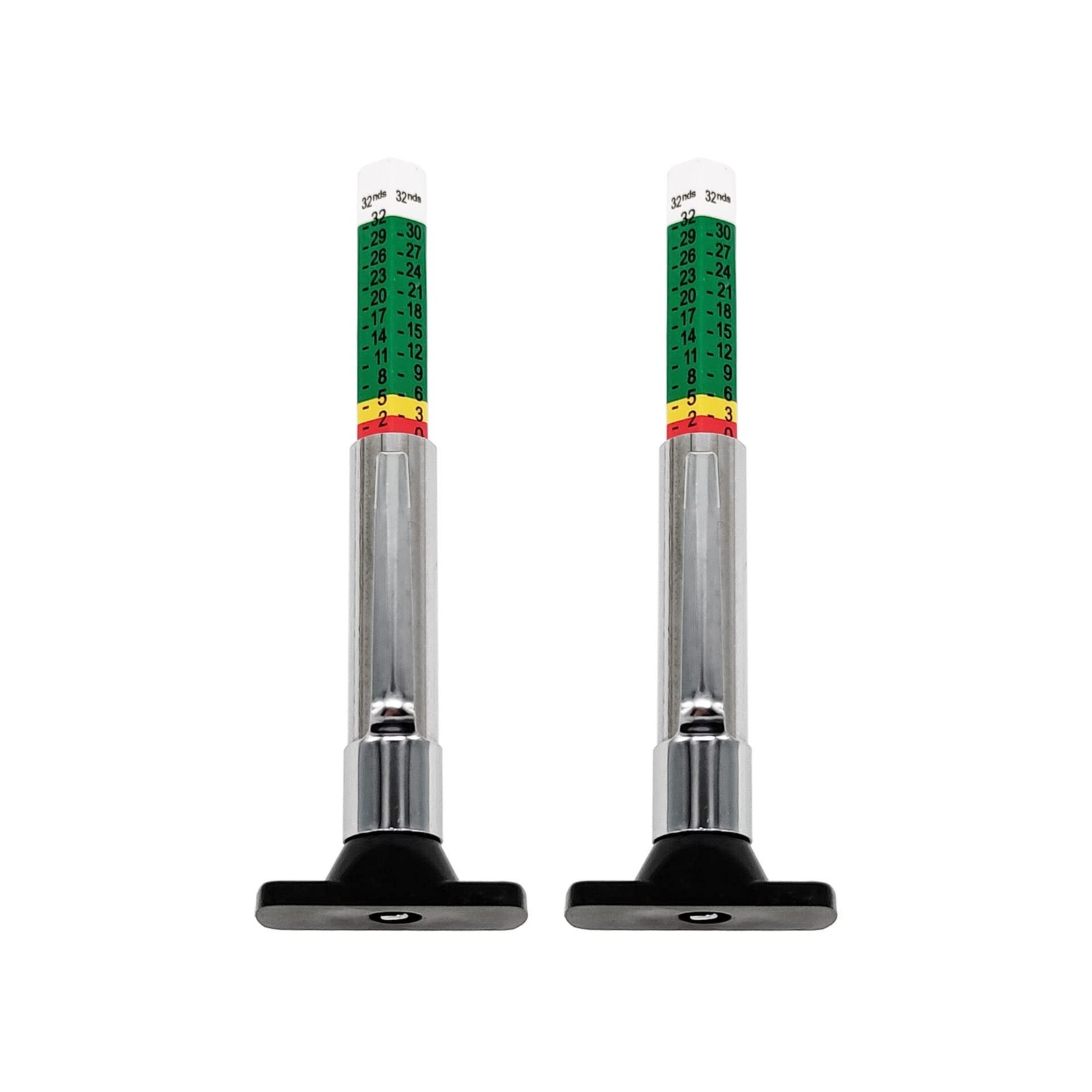 Tire Tread Depth Gauge, 2 Pack