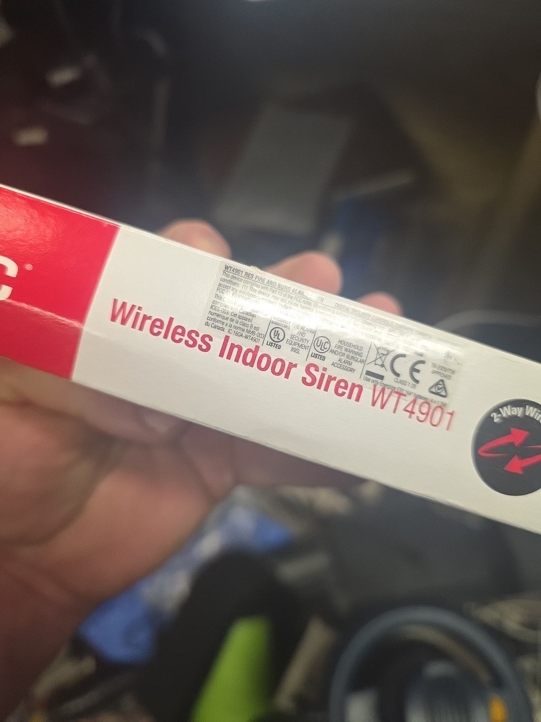 DSC Wireless Indoor Siren WT4901 New
