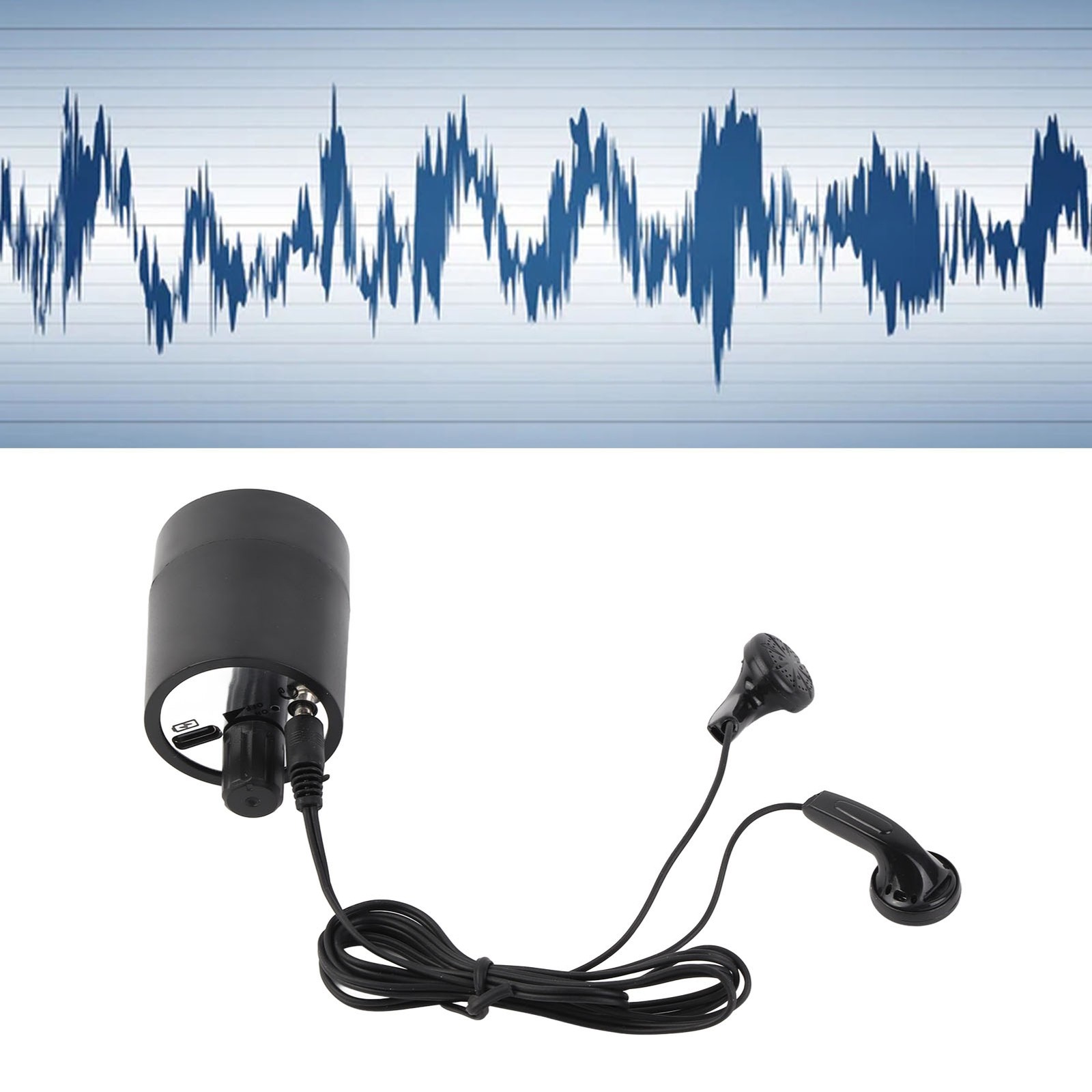 Sound Amplifier Wall Microphone High Strength Voice Listen Detector Audio Ear