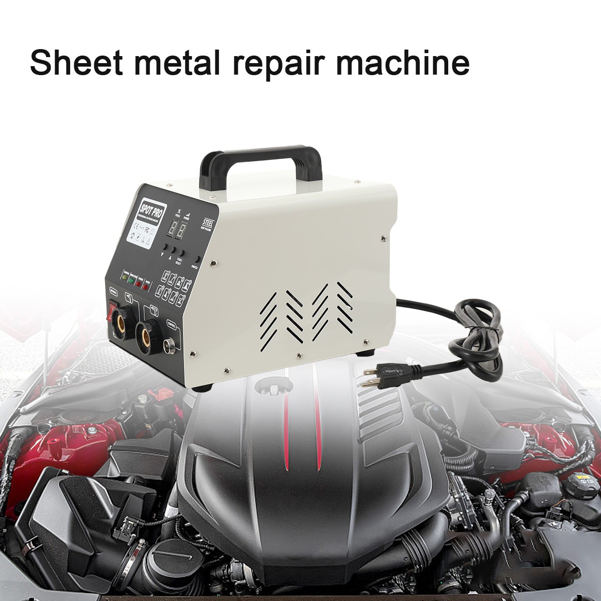 Dent Puller Spot Welder Machine 3800A 3kW Vehicle Body Panel Dent Repair Kit