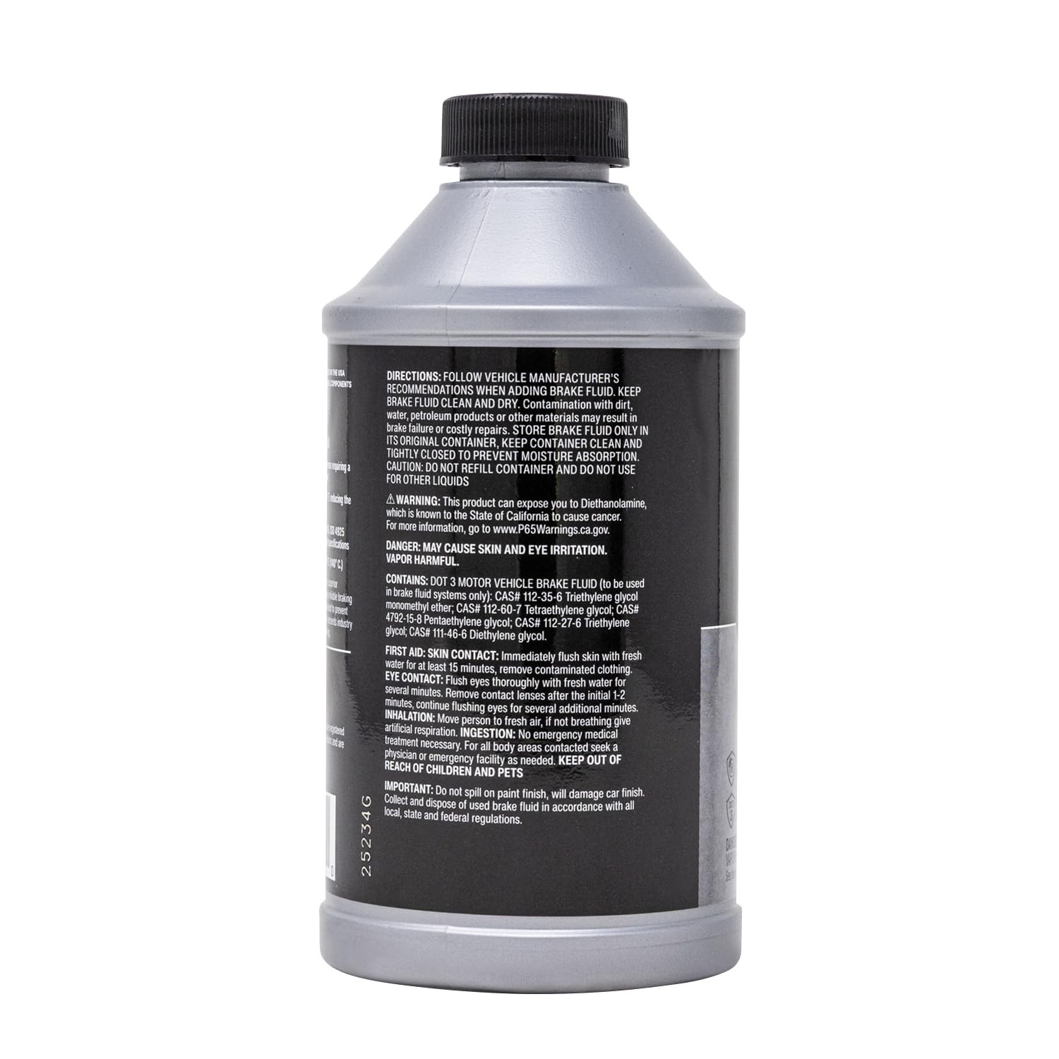 High-Performance 12oz DOT 3 Brake Fluid for Optimal Braking Protection & Safety