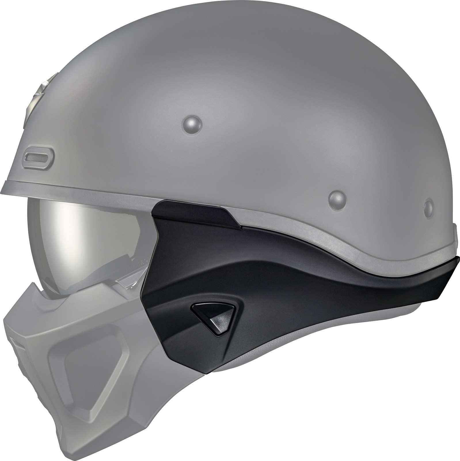Scorpion Neck Cover for Covert X Helmets - Lg-2XL - Matte Black Motorcycle