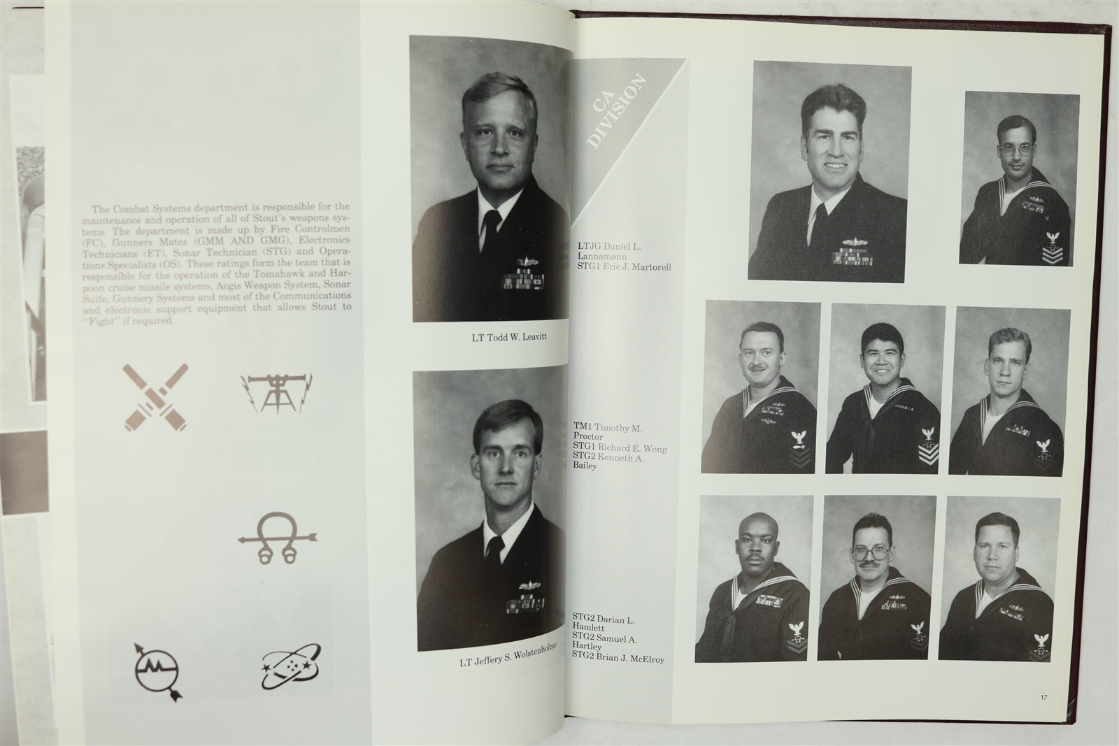 USS Stout (DDG-55) 1996 Mediterranean Deployment Cruise Book