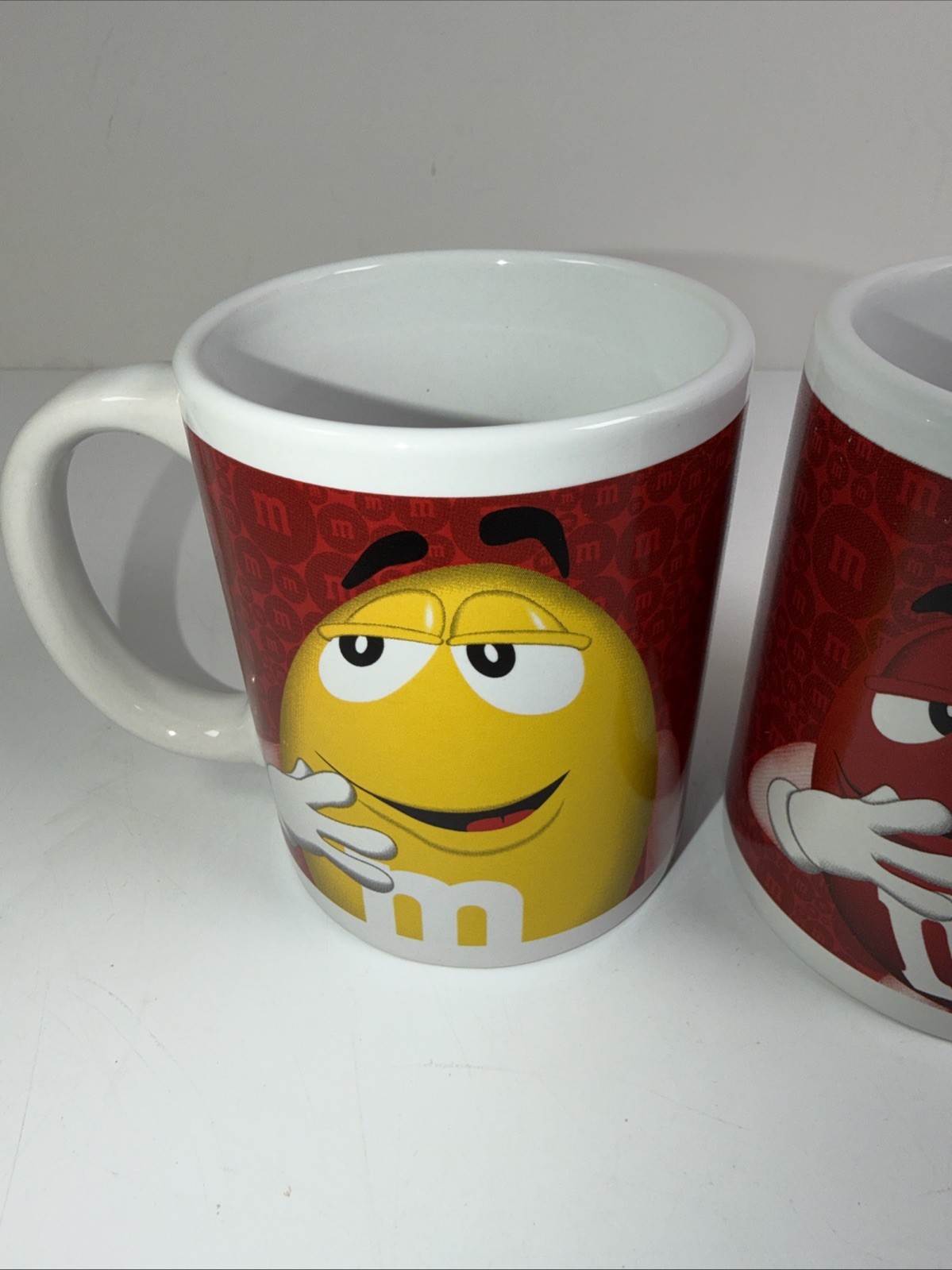 2015 Edition Red And Yellow M&M Mugs