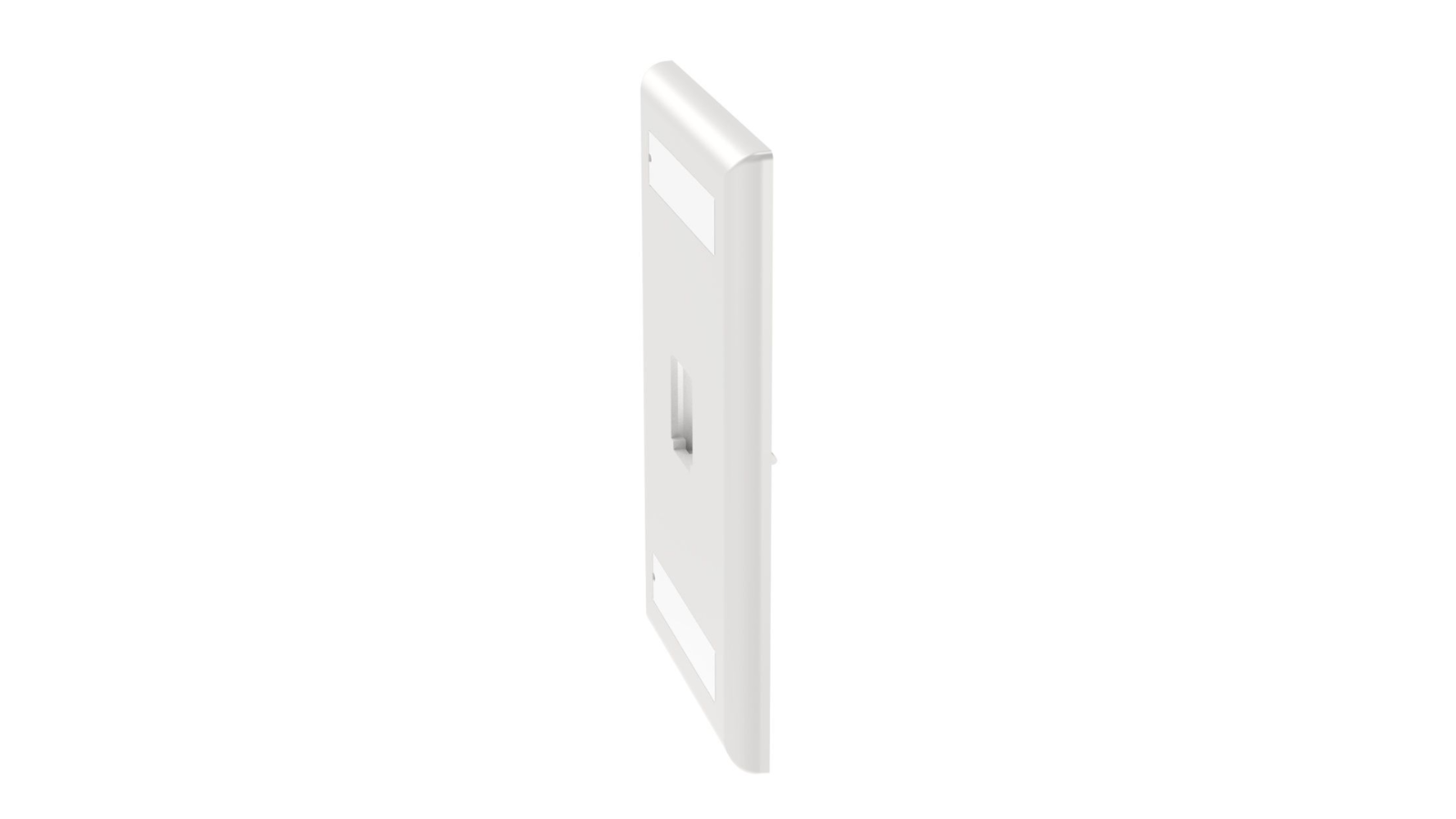 Panduit Mini-Com®, Classic, Faceplate, 1 port, White CFPL1WHY
