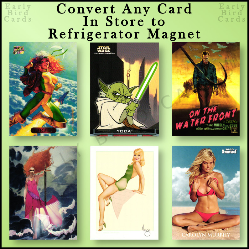 REFRIGERATOR MAGNETS / Convert ANY Card In Store / Simple Instructions Below!