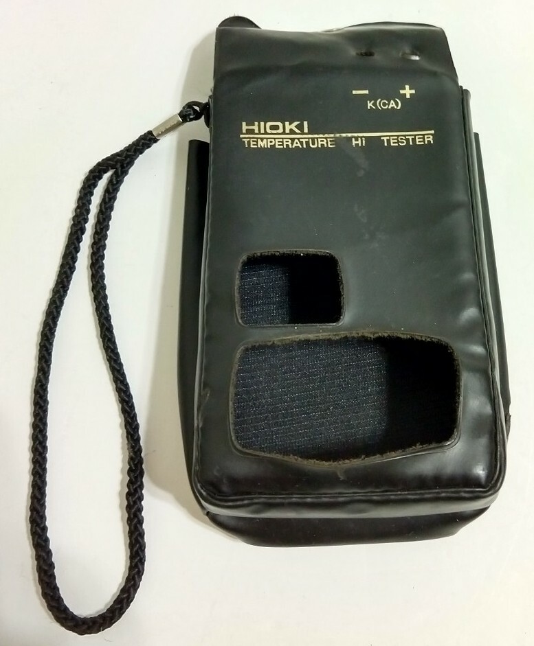 Hioki 3412 Temperature HiTester Thermometer Celsius w/ Probe & Soft Case TESTED
