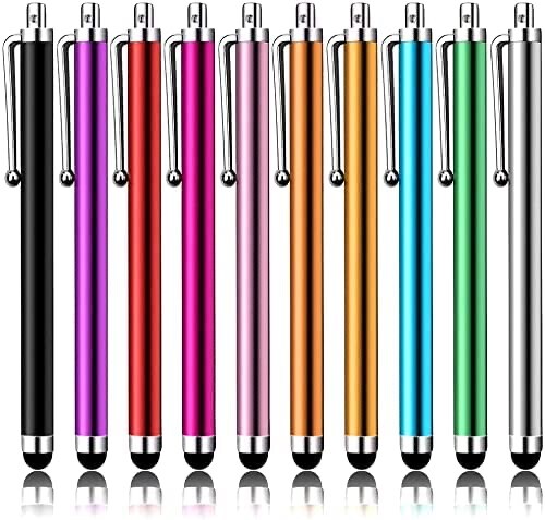 Stylus Pens for Touch Screens, LIBERRWAY Stylus Pen 10 Pack of Pink Purple Black