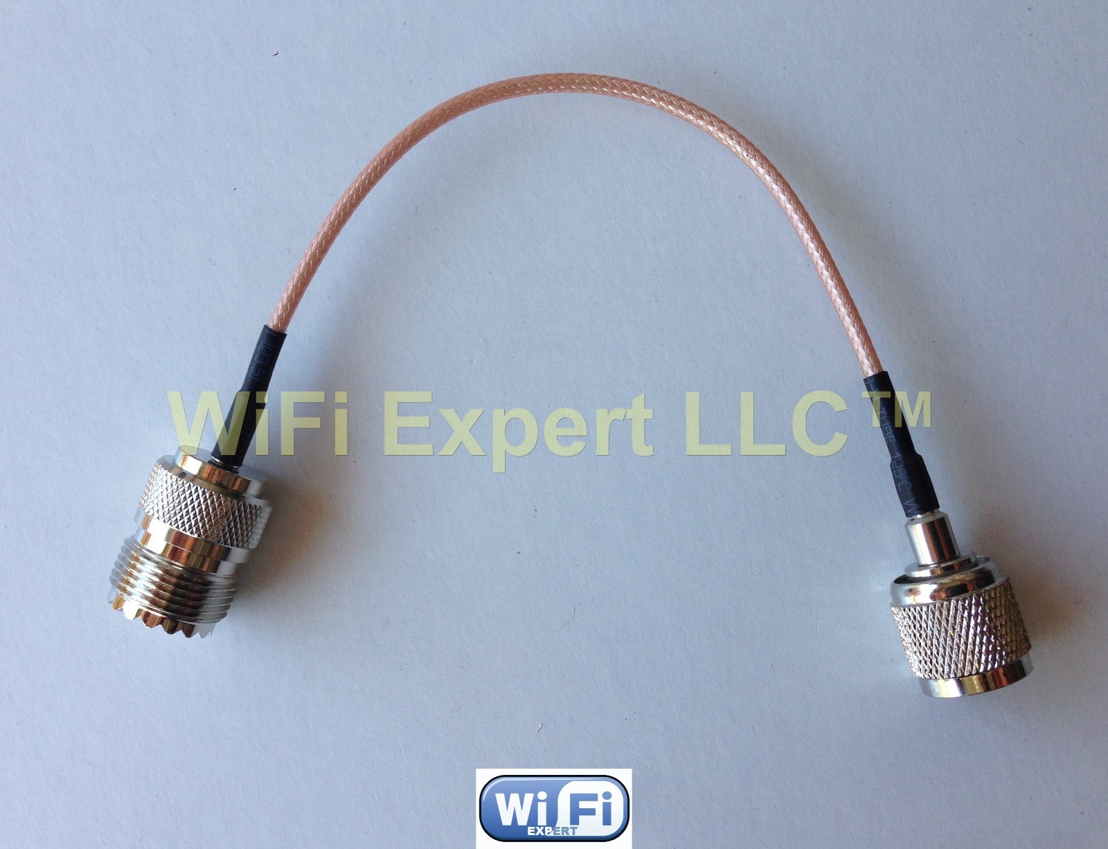 UHF SO239 Female to RP-TNC MALE RF pigtail Cable COAX RG316 4-20inch USA Assmbld