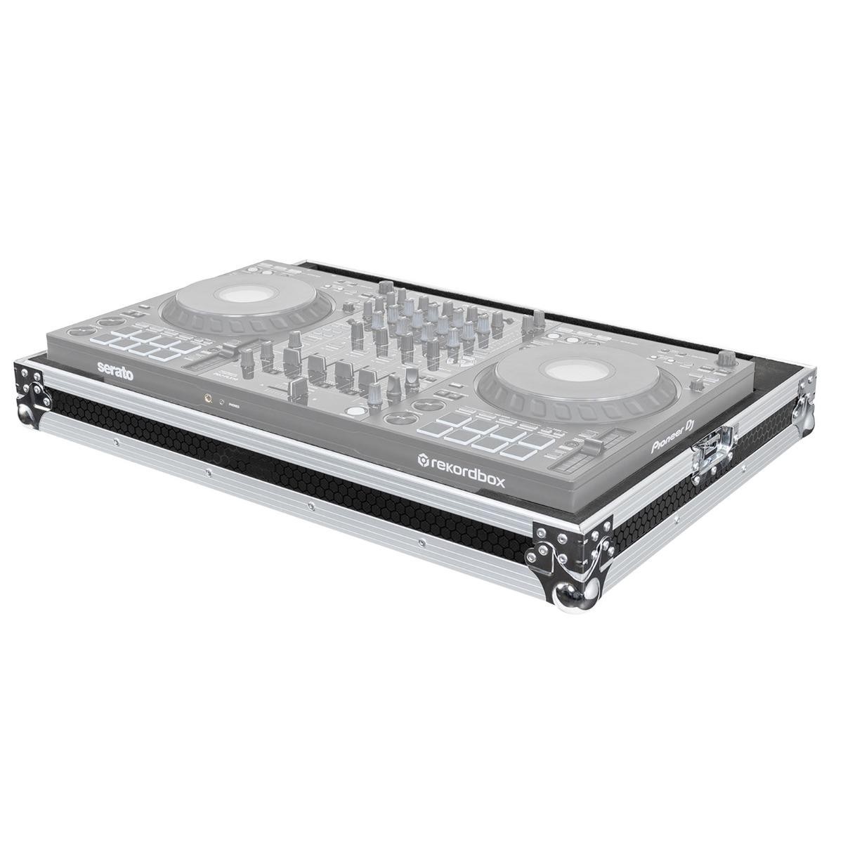 Headliner HL10022 Low Profile Silver Flight Case for Pioneer DJ DDJ-FLX10
