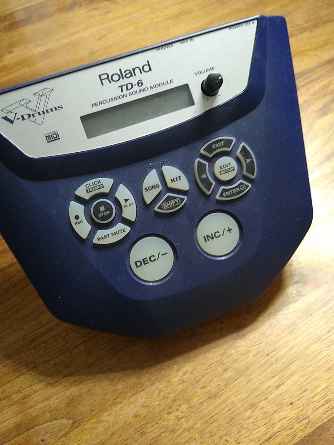 Roland TD-6 Sound Module Tested Working No Harness No Power Supply As Is