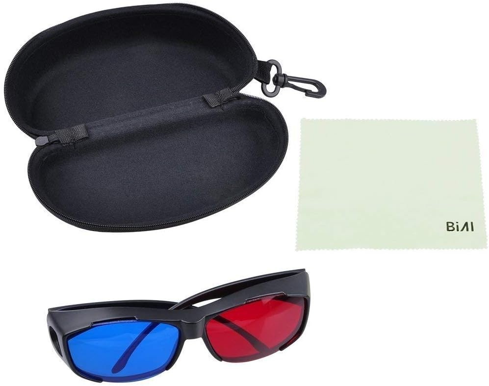Durable Black Plastic Frame 3D Glasses