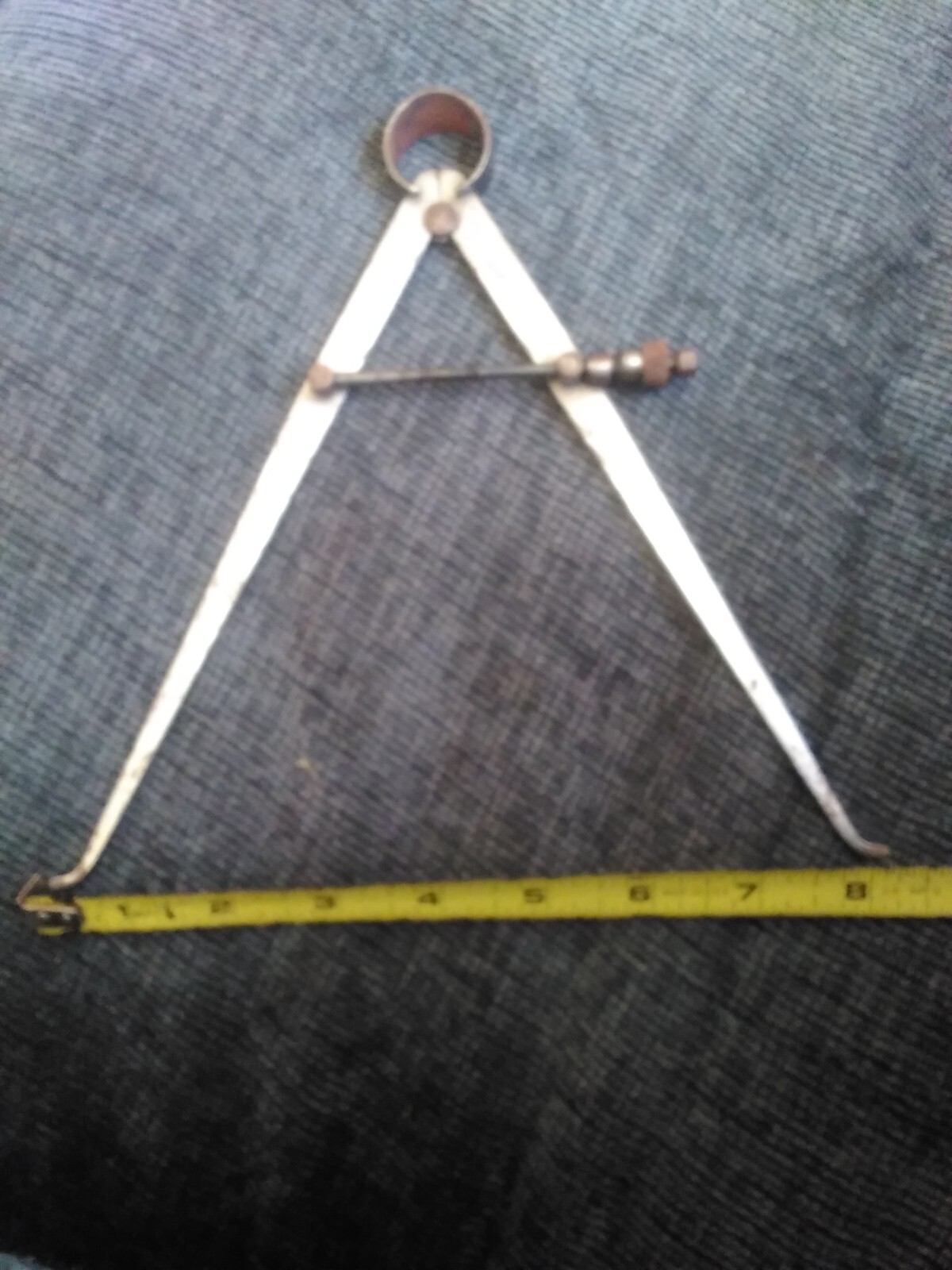 Vintage Spring Caliper Inside Measuring Tool Joint Calipers  0.75 - 8.25