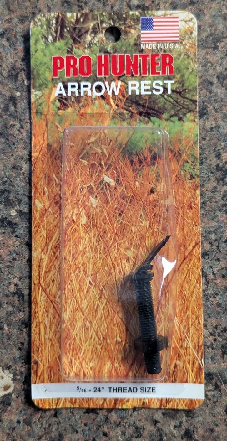 New Pro Hunter Arrow Rest 5/16-24" Thread Size Unused NOS MADE IN USA