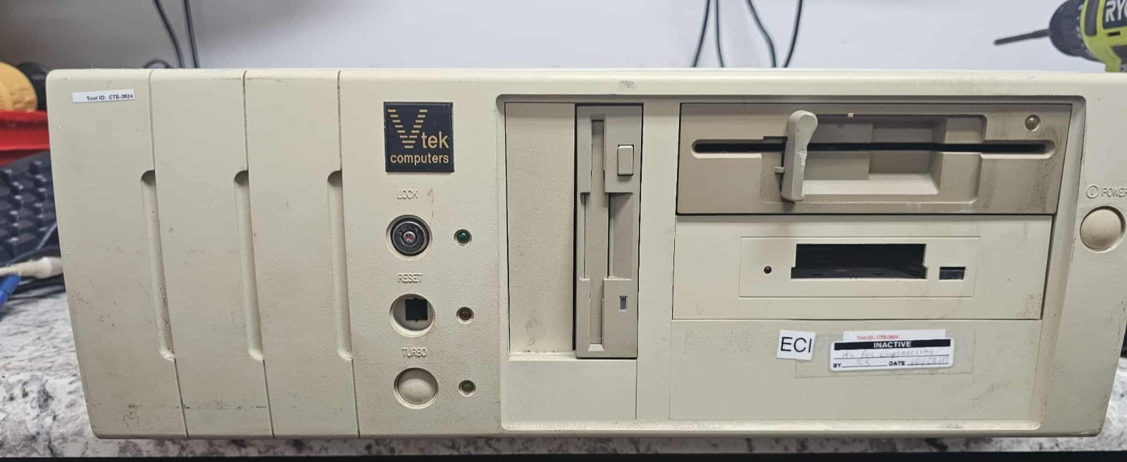 Retro Cool Vintage Gaming Desktop Aopen V433SJAX VL41A/V1 S3 86C805 Powers w/OS