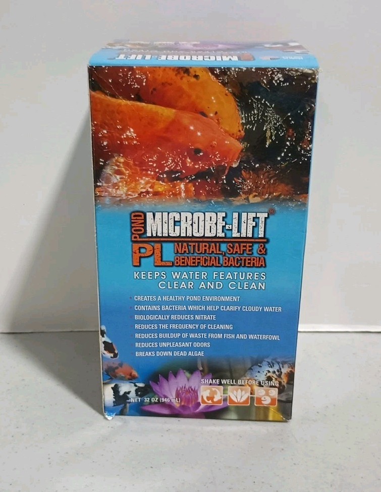 MICROBE-LIFT PL Pond Bacteria and Outdoor Water Garden Cleaner Safe for Live USA