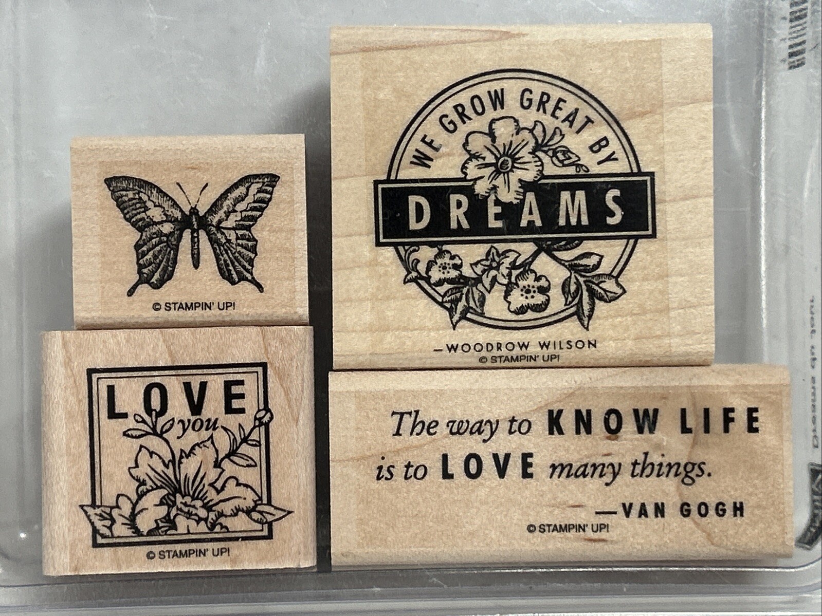 Stampin' Up Dreams du Jour Rubber Stamp Set Butterfly