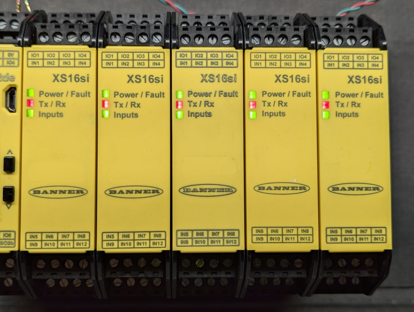 Banner XS16SI / 85069 Safety Controller Input Module TESTED