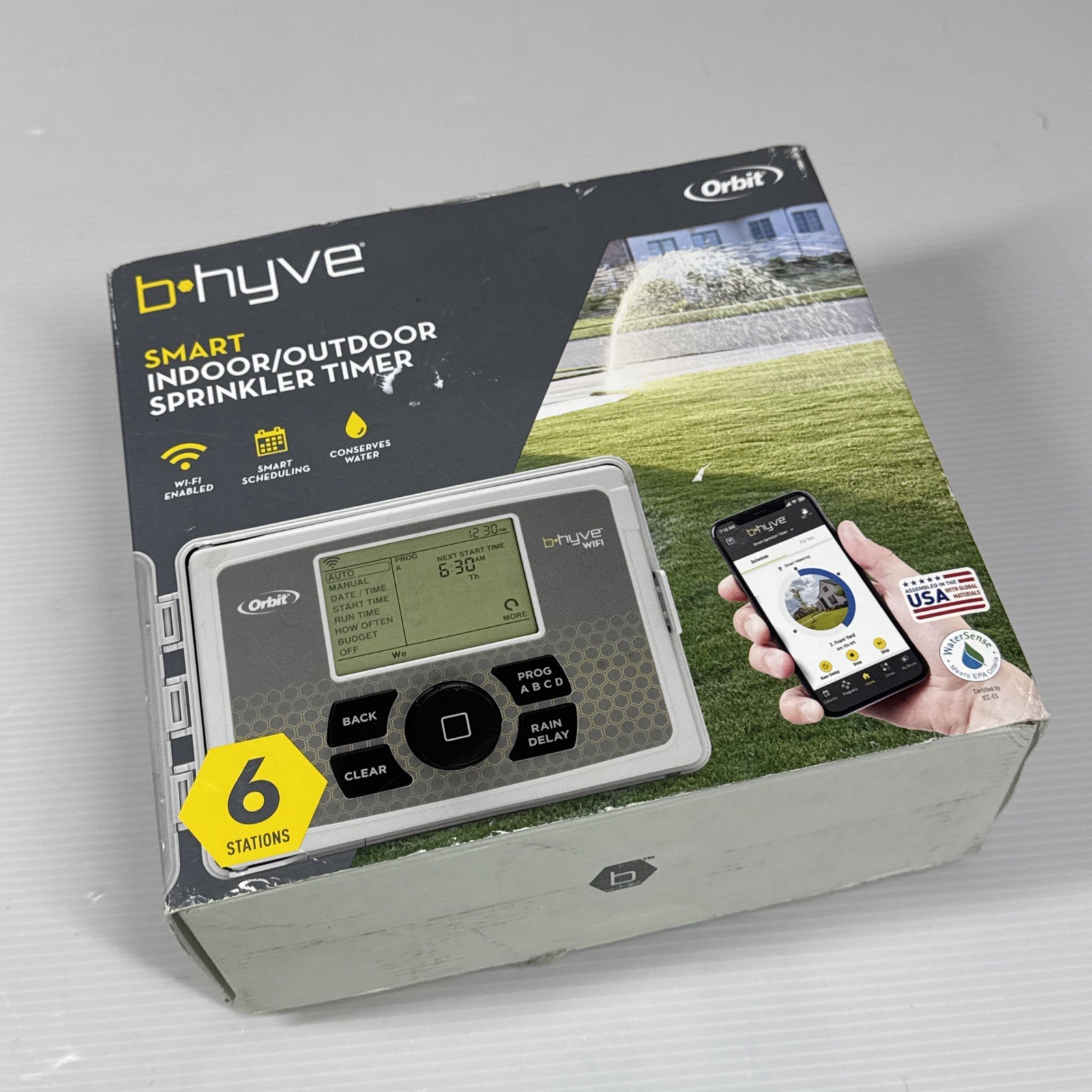 Orbit 57946 B-hyve Indoor/outdoor 6 Station WiFi Sprinkler System Controller