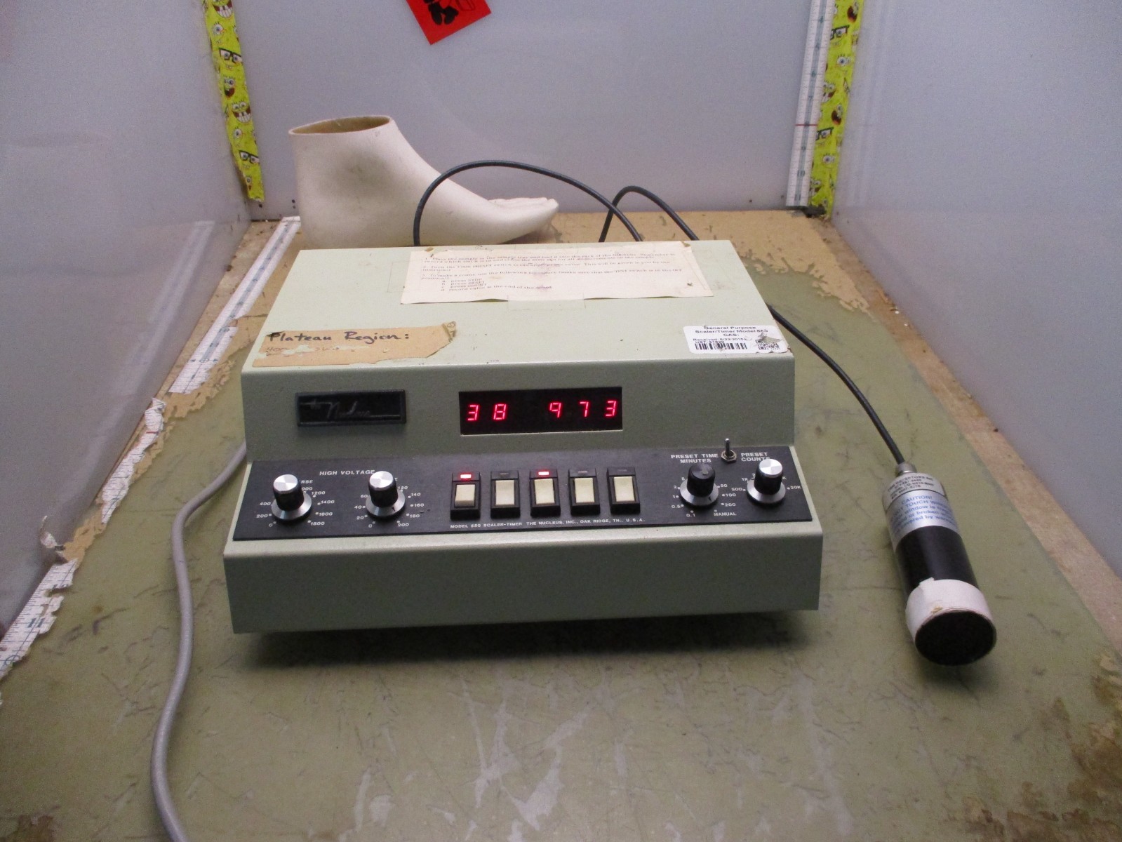 the nucleus radiation scaler timer model tgm n210-bnc detector counter [5*N-23]