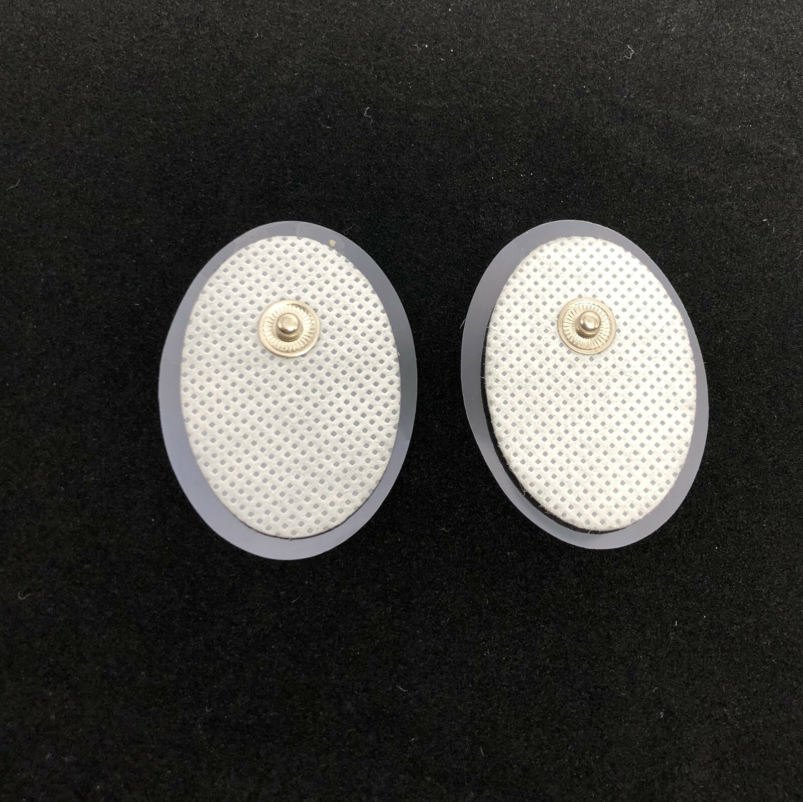 20PCS Small Oval Snap on Electrode Pads Replacement for Tens Unit Pulse Massager