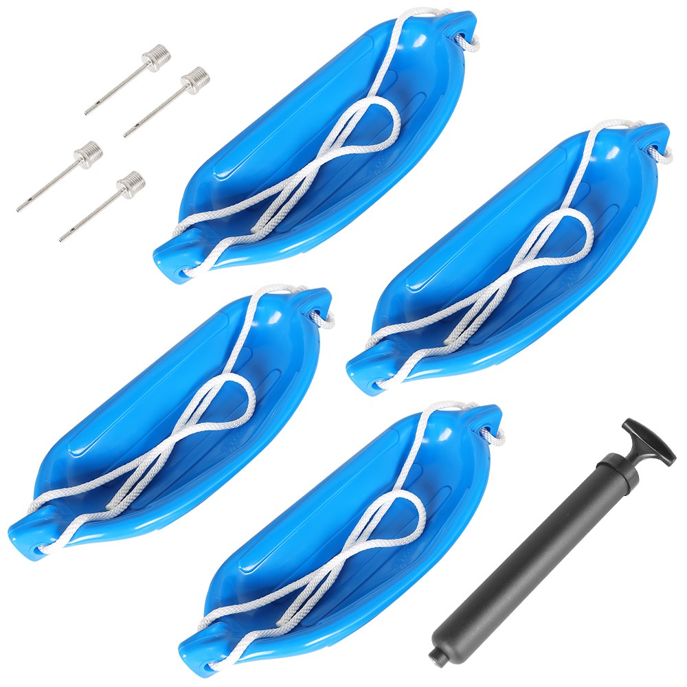 6.5" X 23" 4 Ribbed Marine Boat Fender Vinyl Bumper Dock Shield Protection Blue