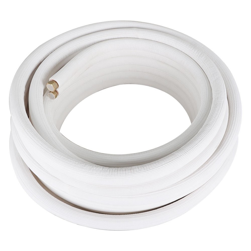 50FT Mini Split Line Set 3/8" & 5/8" Install Kit For Mini Split Heat Pump System