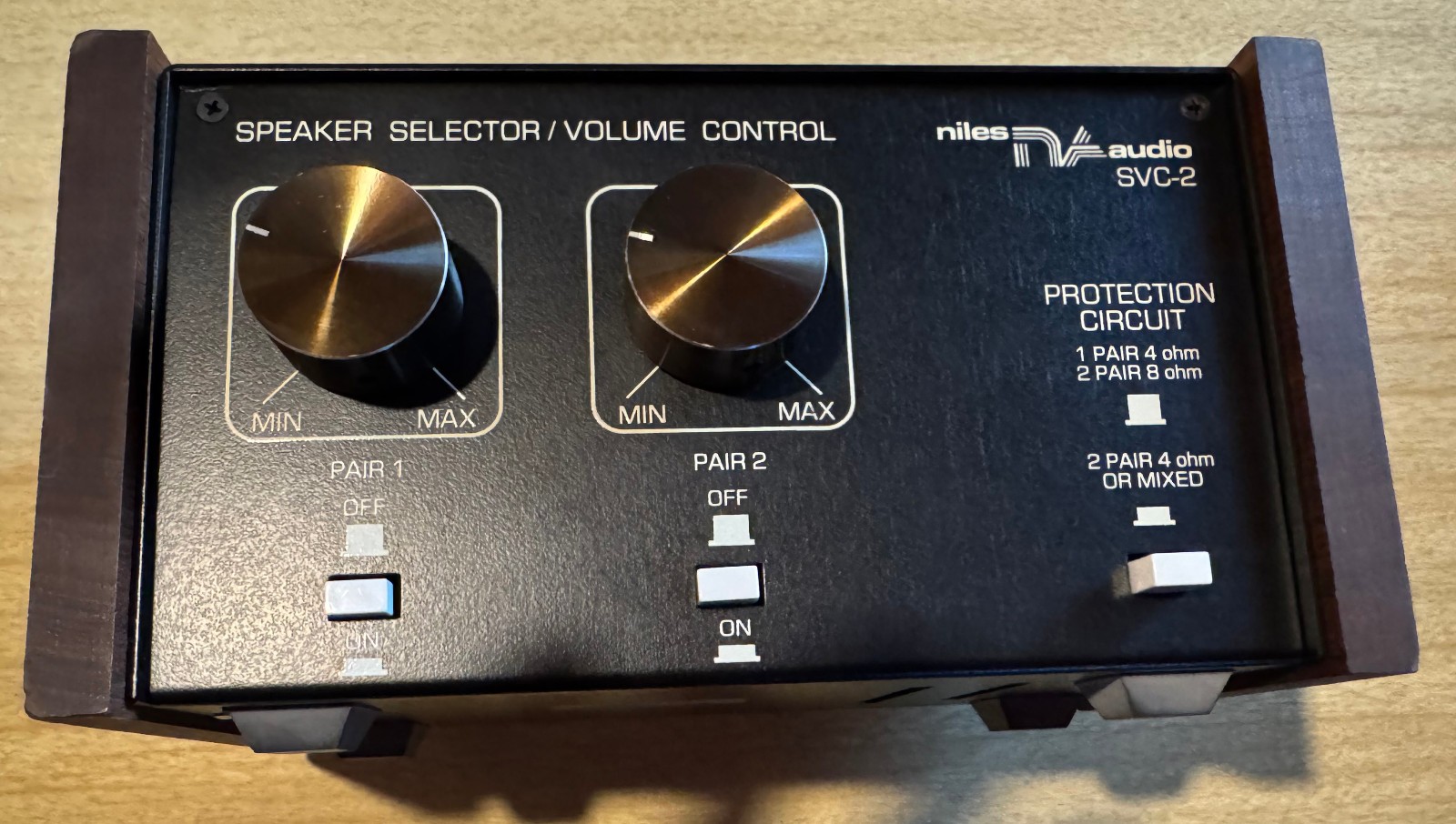 Vintage Niles Audio SVC-2 Speaker Selector / Volume Control Unit