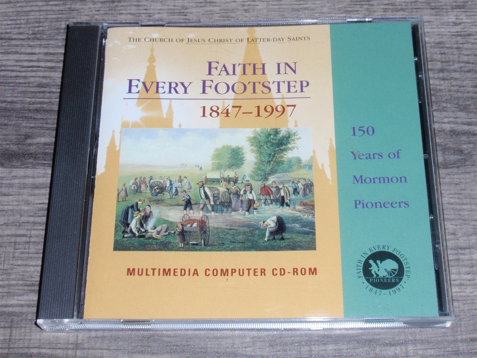 Faith In Every Footstep 1847-1997 Mormon Pioneers PC/Mac CD-ROM LDS 1997 Win 3.1
