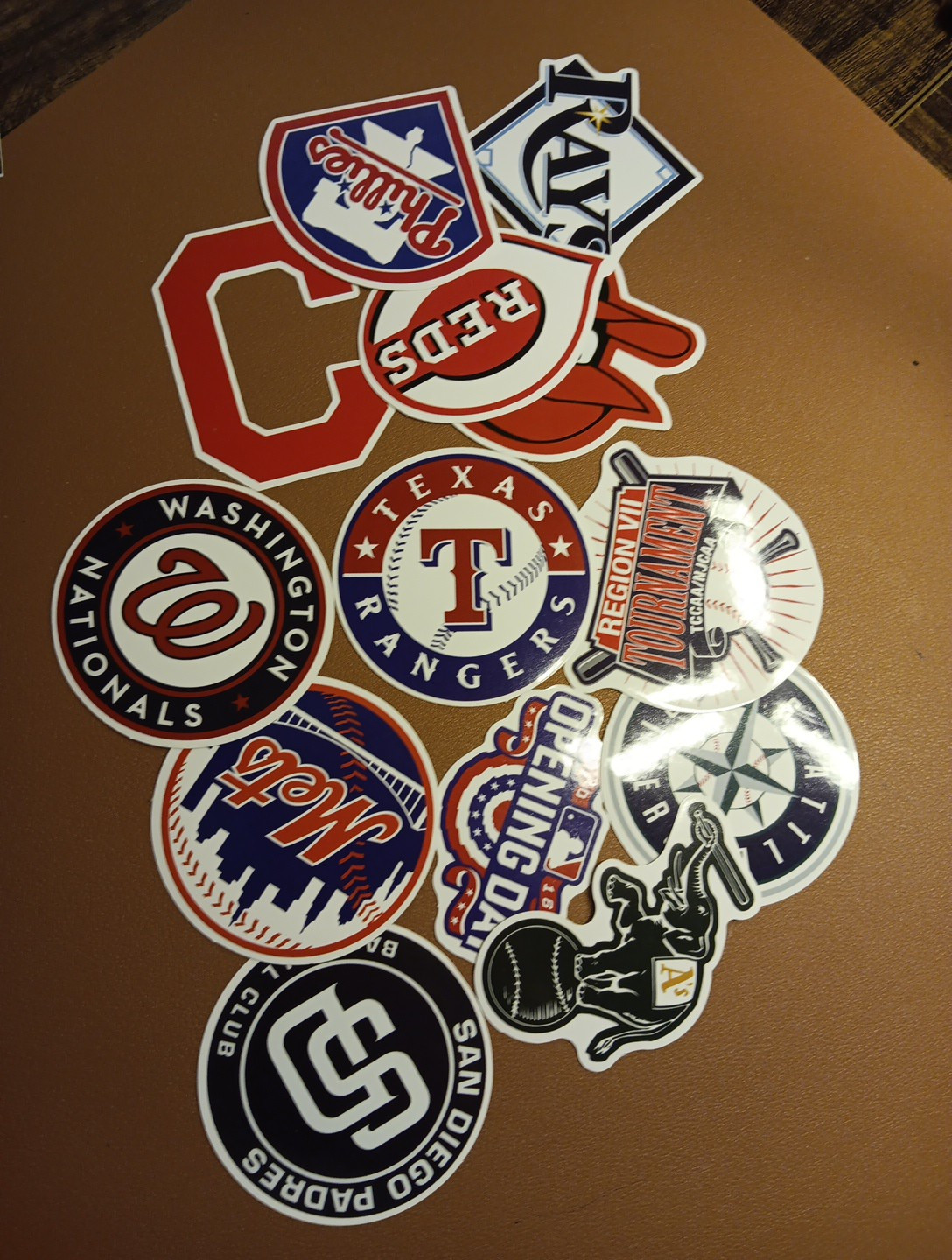 Lot Of Baseball MLB sports team sticker Logos