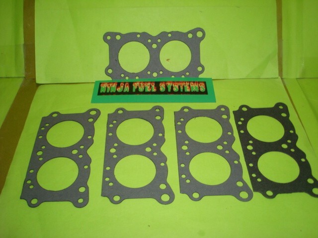 5 PK OF THROTTLE BODY GASKET FOR FACTORY EQUIP HOLLEY 2300 2 B 350 cfm W/ 1 3/8
