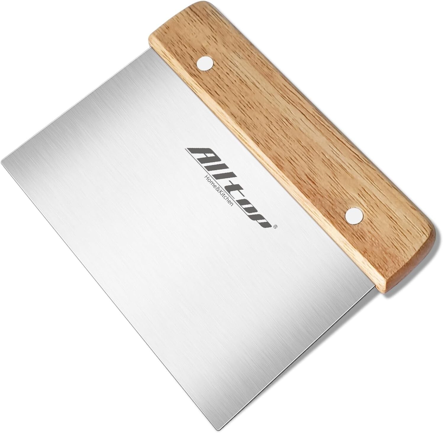 Premium Stainless Steel Food Scraper for Bread and Pastry – Bench Scraper with E