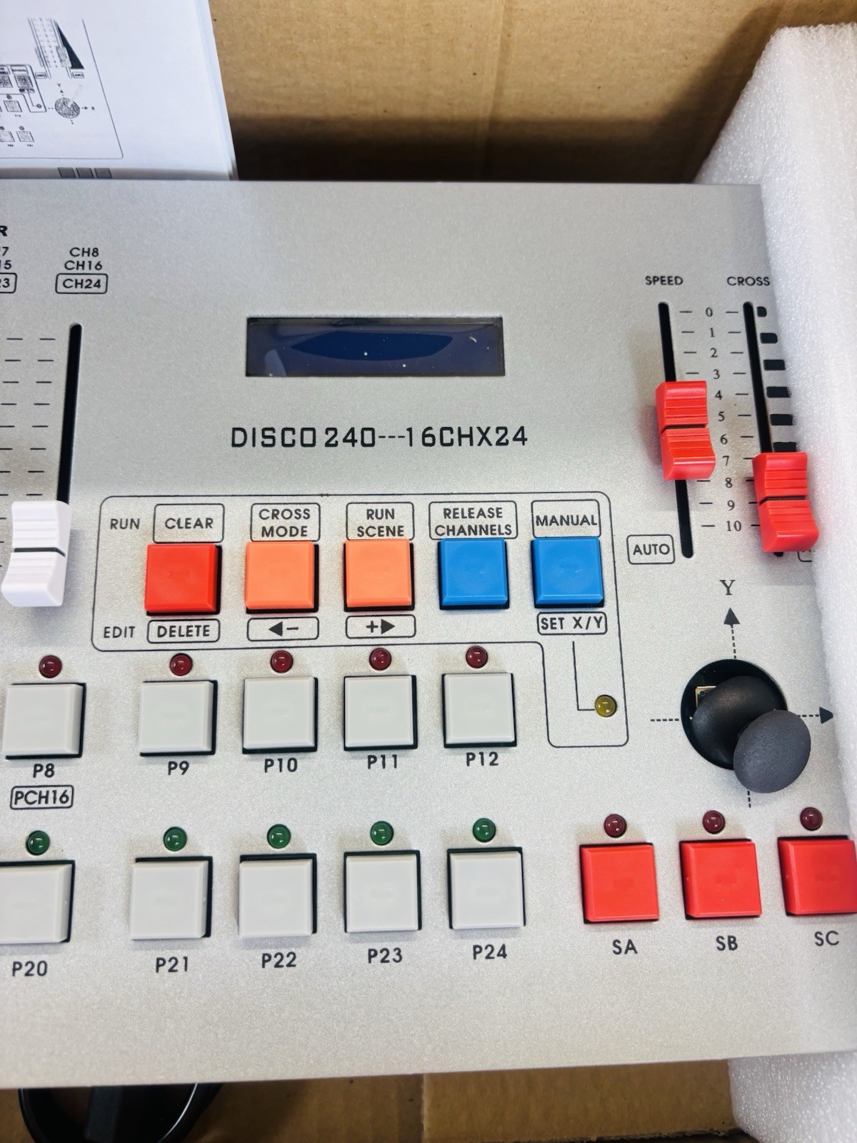 New Disco 240 DMX512 Console Dimmer Stage Lighting DJ Controller