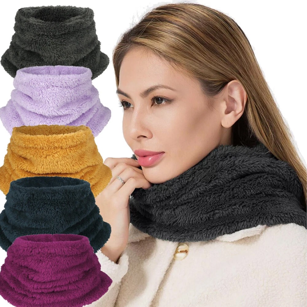 Winter Neck Gaiter Warmer Windproof Face Cover Fleece Face Mask for Cold Weather
