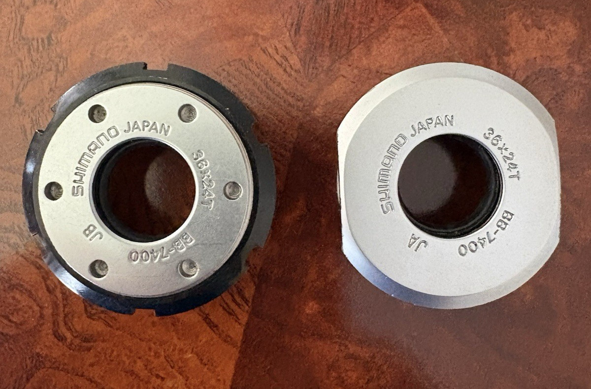 Shimano BB-7400 36 X 24T CUPS