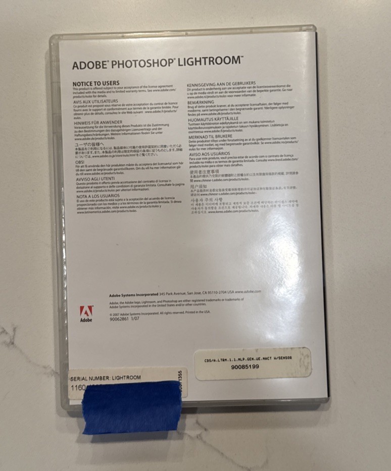 Adobe Photoshop Lightroom 2007 with Serial Number