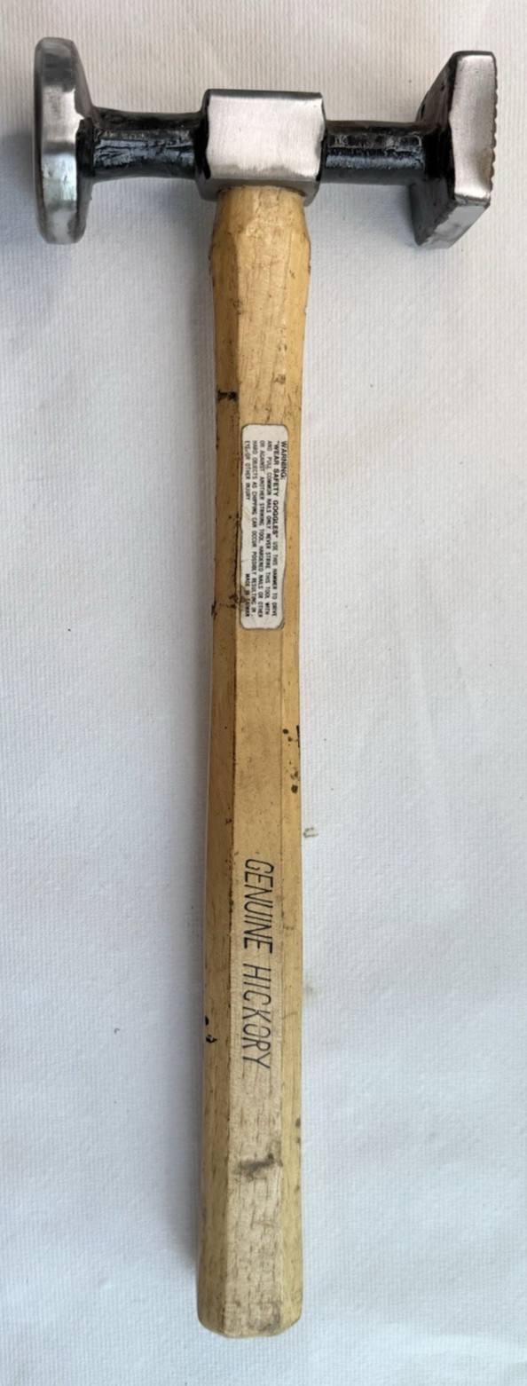 Auto Body Hammer Round Face and Square Waffle Face