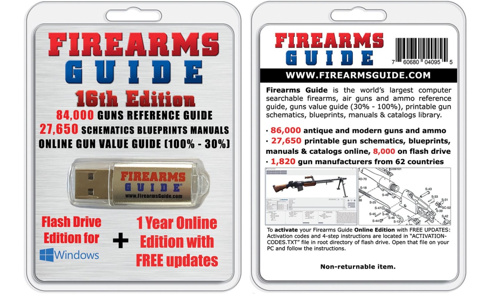 Firearms Guide 16th PRO Edition Flash Drive & Online Combo (MSRP $240)